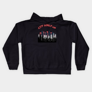 CITY GIRLS UP DESIGN Kids Hoodie